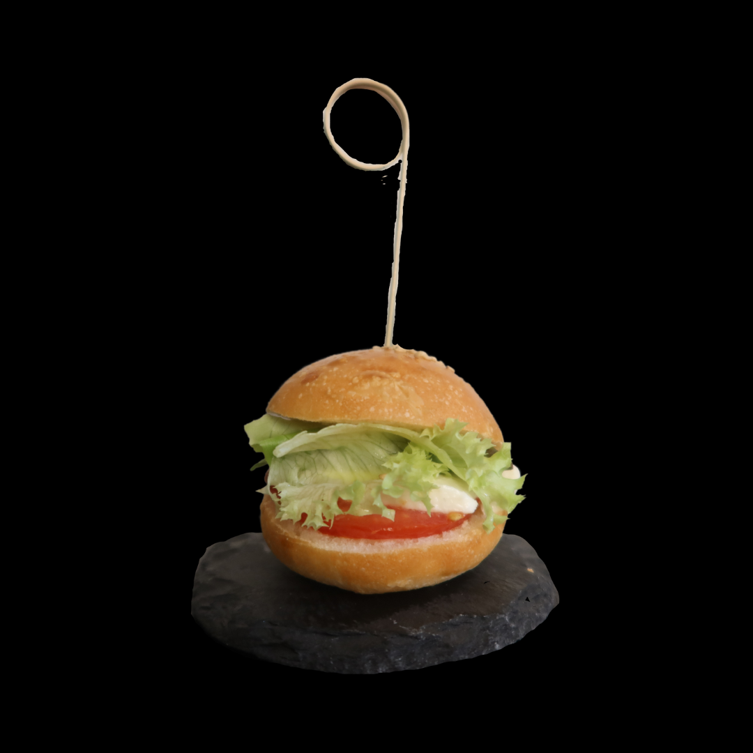 Paninetti  con Pomodoro, Mozzarella e Insalata